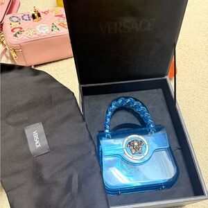 Versace Transparent Blue Mini Bag